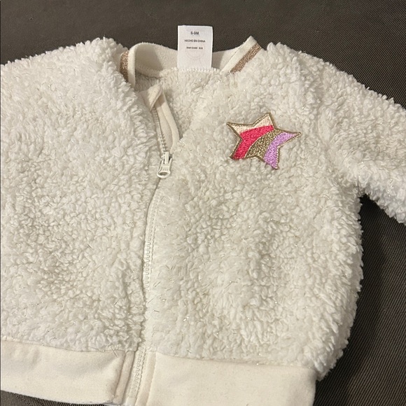 Wonder Nation White Baby Jacket - Picture 1 of 4